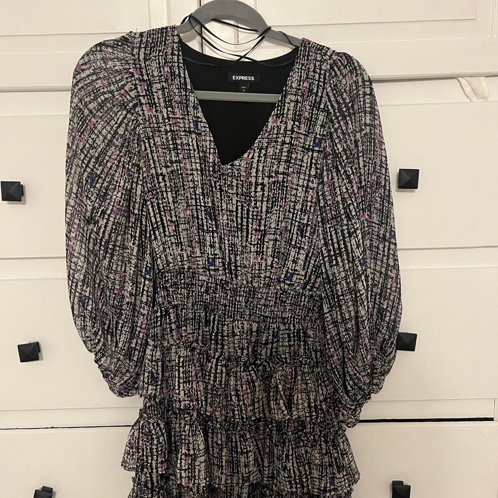 Express Black and Pink Women's Dress